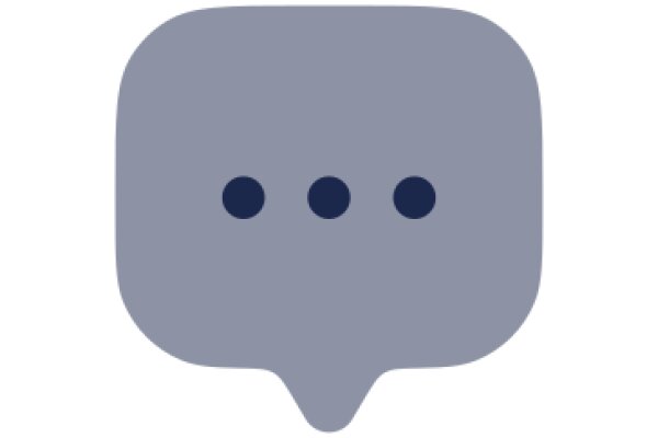 A Digital Artwork of a Speech Bubble with a Modern Twist