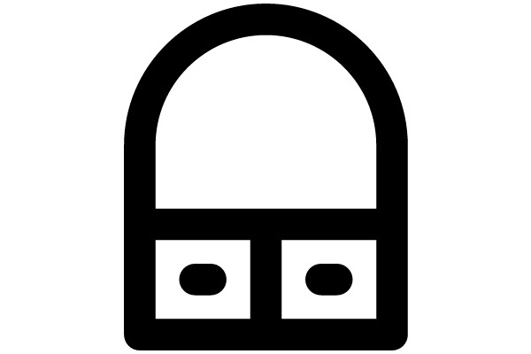 A Simple Icon of a Padlock