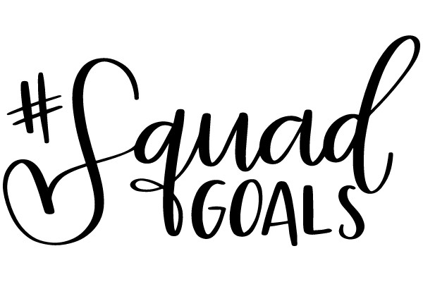 #SquadGoals: A Visual Affirmation for Teamwork and Achievement Mindset