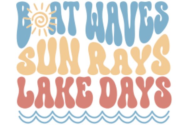 A Colorful and Playful Sign for a Boating Destination