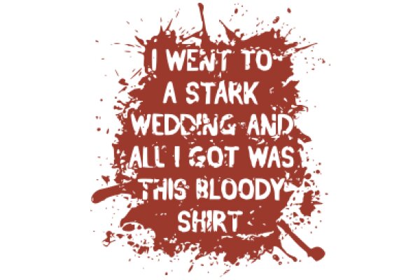 A Splatter of Ink: A Stark Contrast Between the Words and the Mess