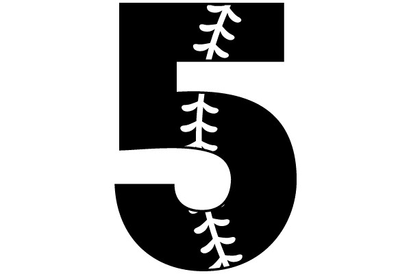 Baseball Stitching Number Five