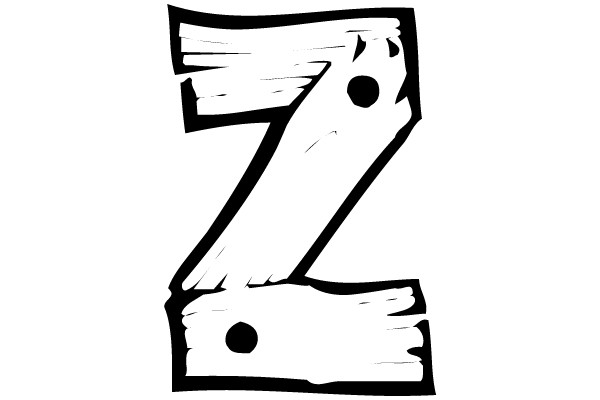 Wooden Letter 'Z'