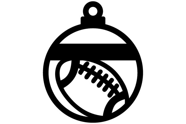 Engraved Football Ornament: A Festive Touch for Sports Enthusiasts