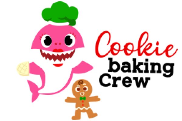 Cookies and Crew: A Delightful Adventure with a Pink Shark and a Brown Gingerbread Cookie