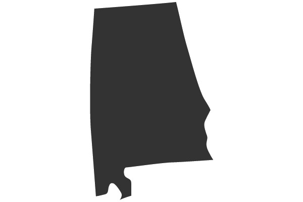 Alabama State Outline