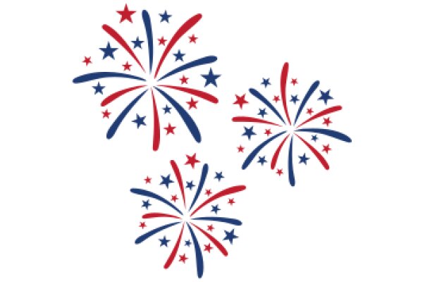 Celebratory Fireworks: A Festive Display of Stars and Stripes