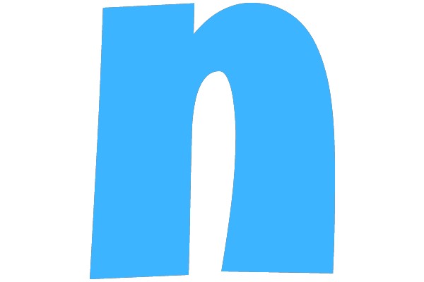 A Bold Blue 'n' Symbol