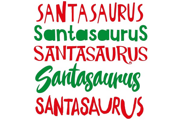 Holiday Dinosaur Festive Texts