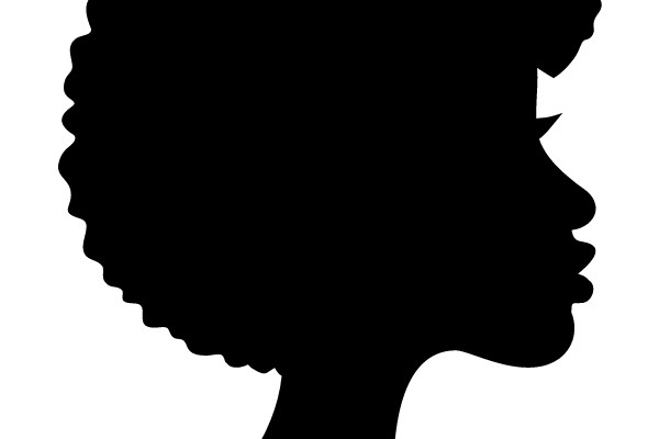 Silhouette of a Person's Head and Shoulders