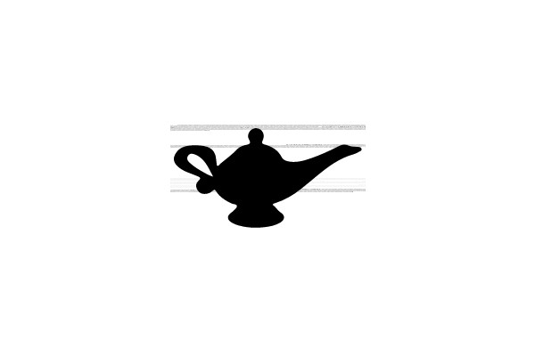 A Magic Lamp's Shadow