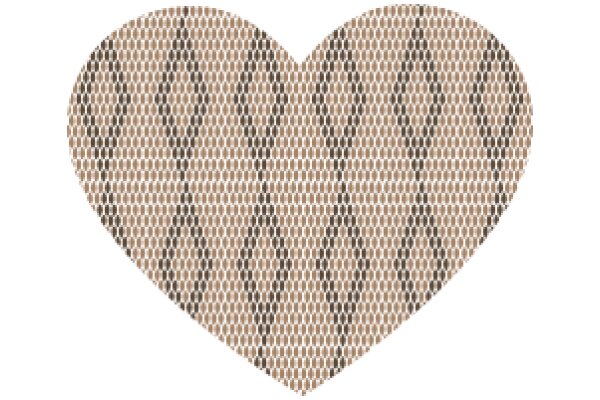 Artistic Pattern of Brown and Beige Circles and Ovals