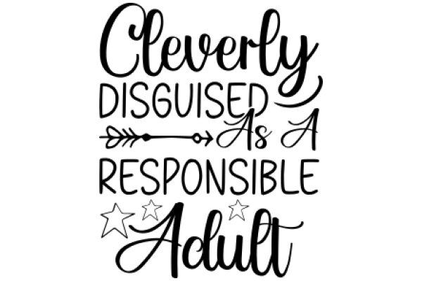 Cleverly Disguised as a Responsible Adult: A Quotation from the Movie 'The Grand Budapest Hotel'