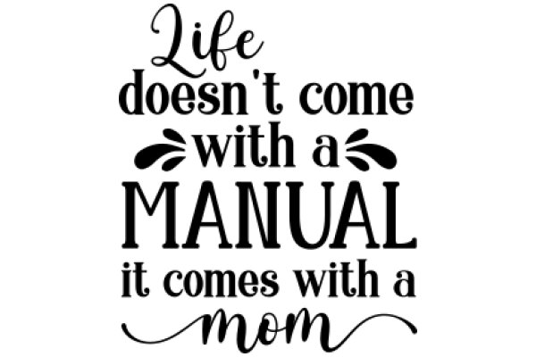 Quotable Wisdom: A Modern Take on the Classic 'Life Doesn't Come with a Manual' Quote