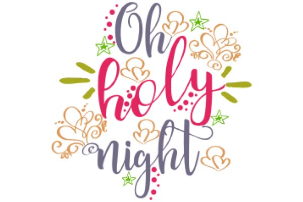 Celebrating the Joy of Night: A Colorful Artwork
