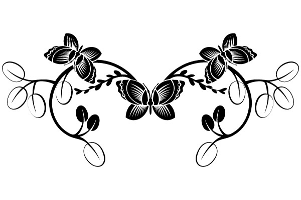 Ornate Vintage Floral Ornament