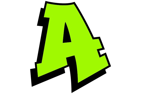 Bold Green and Black Letter 