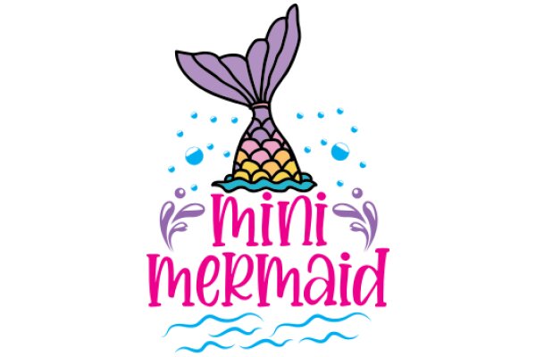 Mini Mermaid: A Colorful and Playful Logo