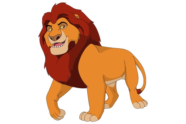 Kingdom's Might: A Majestic Lion's Majesty