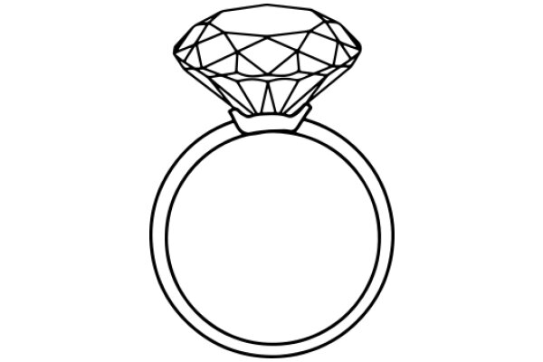 A Simple, Illustration of a Diamond Ring