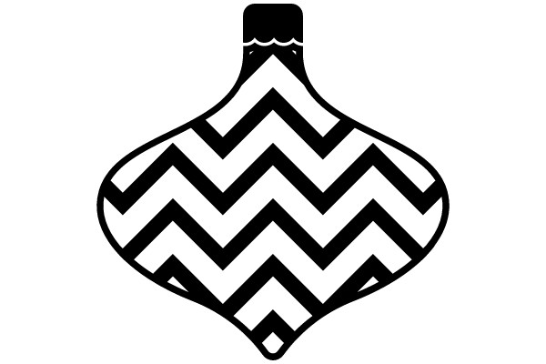 Chevron Patterned Ornament