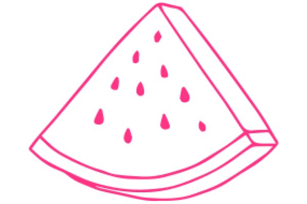 A Delightful Illustration of a Watermelon Slice