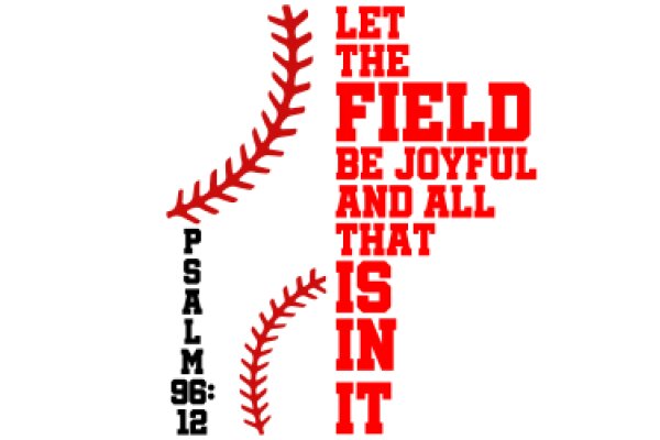 Inspirational Baseball Quote: Let the Field Be Joyful and All That Is in It