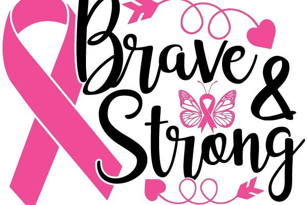 Brave & Strong: A Symbol of Resilience and Support for Breast Cancer Awareness