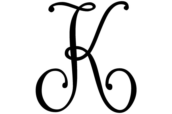 Elegant Flourished Letter K