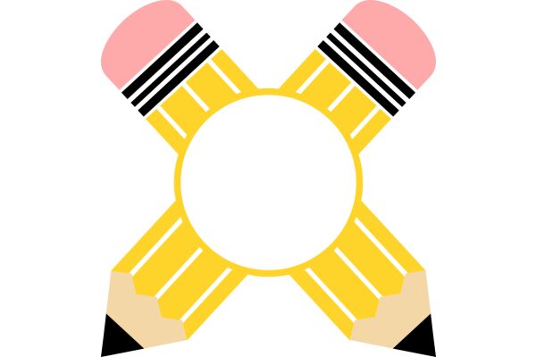 Vintage-Inspired Pencil Cross Logo