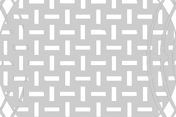 Patterned Circular Object