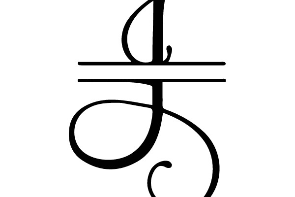 Modern Flourished Letter 