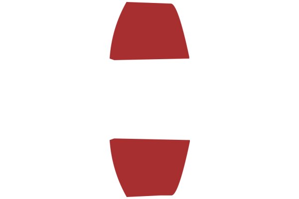 Vivid Red Abstract Art: A Close-Up View of a Stylized T-Shirt Design