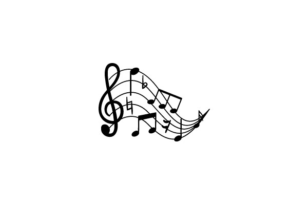 Harmonious Crescendo: A Visualization of Musical Notes and Rhythms