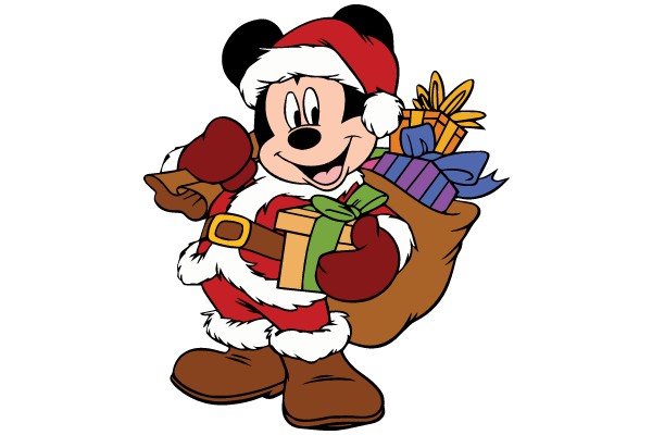 Mickey Mouse as Santa Claus: Christmas Cheer