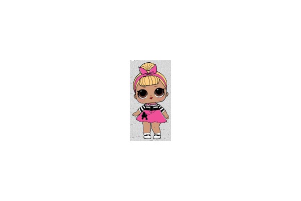 Stylish Doll with Poodle Accent