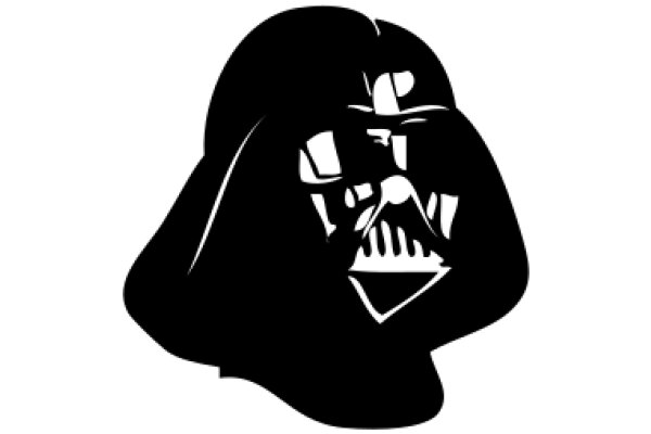 A Silhouette of Darth Vader's Iconic Mask