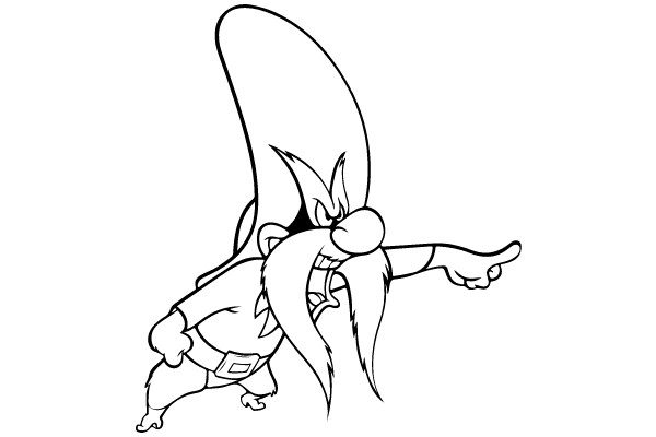 Astronaut in Action Pose
