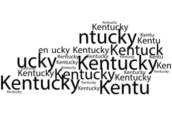 A Visual Exploration of the Word 'Kentucky' in