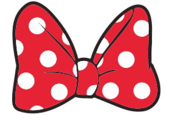 Vibrant Red Polka Dot Bowtie