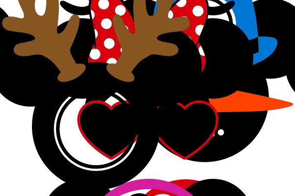 Festive Mickey Mouse Head Accessories