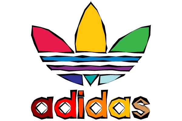 Colorful Adidas Logo
