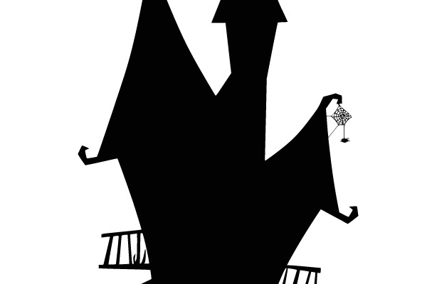 Spooky House Silhouette