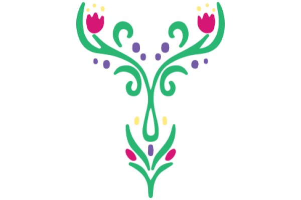 Vibrant Floral Design with a Touch of Color