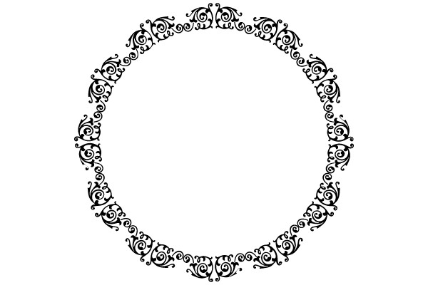 Classic Flourish Frame: A Symphony of Vintage Design
