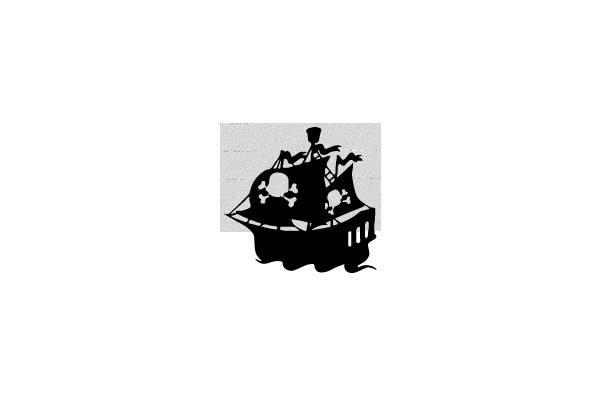 Pirate Ship Silhouette
