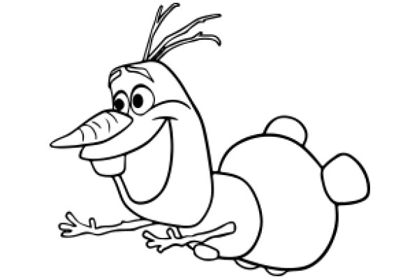 A Whimsical Adventure: The Cartoon Carrot's Journey