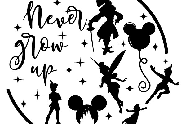 Endless Whimsy: The Magic of Never-Growing-Up Silhouettes