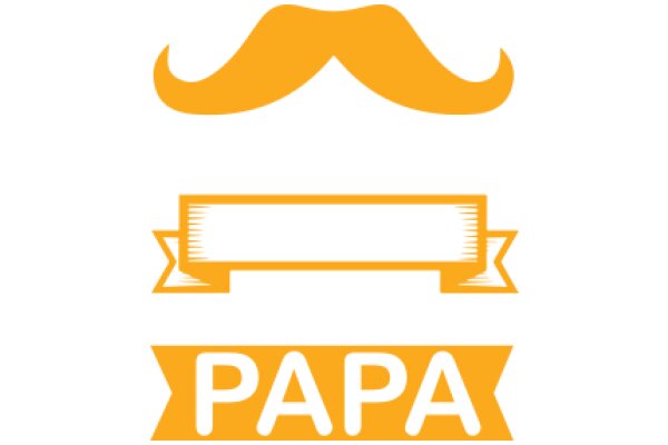 A Stylized Logo for a Papa's Mustache