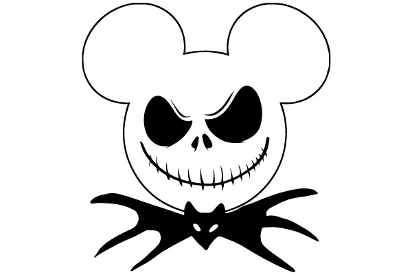 Skull Mickey Mouse Halloween Mashup